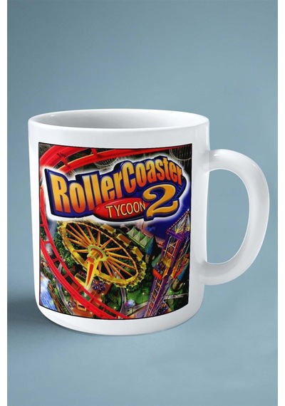Roller Coaster Oyun Baskılı Kupa Bardak Çift Taraflı Kişiye Özel Model 1 Çok Renkli