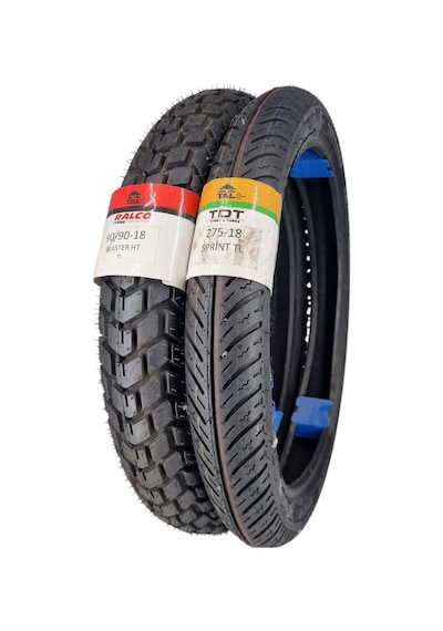 90/90-18 Ve 275-18 Tubeless - Dubleks Blaster Ht /sprint Lastik Takımı
