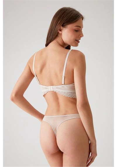 Pierre Cardin 4833 Kadın Bralet Sütyen Tanga Külot Takım-taş Taş