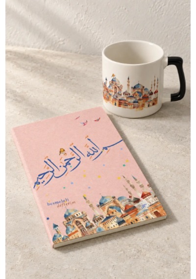 Besmeleli Defter Düşler Serisi Açık Pembe