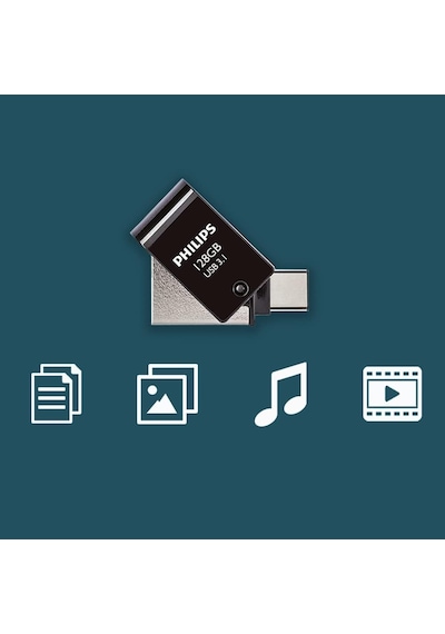 128gb Otg Dual Drive Type-c Ve Usb Flash Bellek