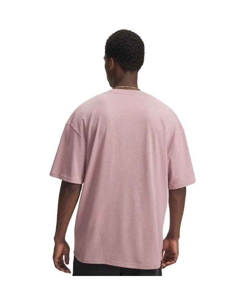 Under Armour Hwt Woven Label Erkek T-shirt 6005668-673 Pembe