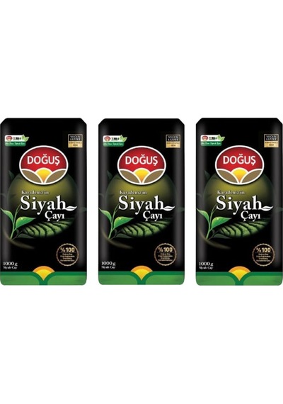 Doğuş Siyah Çay 1 Kg X 3 Adet