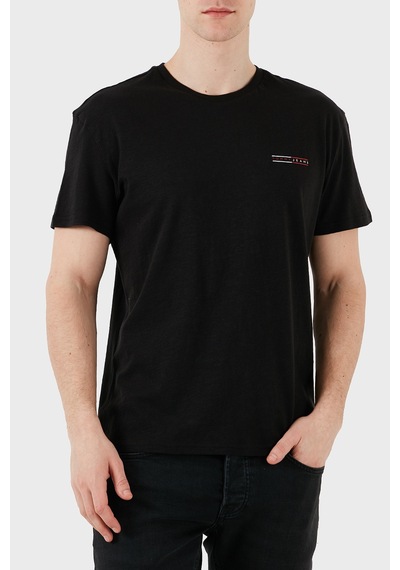 Tommy Jeans Erkek T Shirt Dm0dm21303 Bds Siyah Siyah