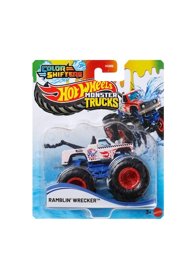 Hot Wheels Monster Trucks Renk Değiştiren Araçlar Ramblın Wrecke Çok Renkli
