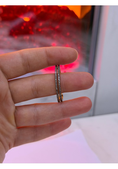 Çember Elmas Küpe 375