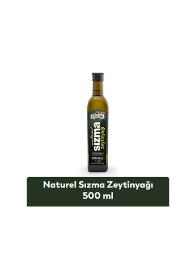 Naturel Sızma Soğuk Sıkım Zeytinyağı 500 Ml Marasca Cam Şişe