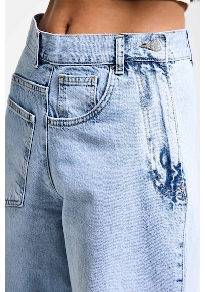 Itsbasic Kadın Ice Renk 4s6-3 Mega Baggy Fit Ön Arka Detay Tasarım Denim Jean Buz Mavi Itsbasic Kadın Ice Renk 4s6-3 Mega Baggy Fit Ön Arka Detay Tasarım Denim Jean Buz Mavi