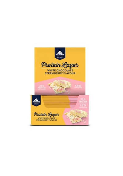 Protein Layer Beyaz Çikolata Çilek Aromalı 18x50gr