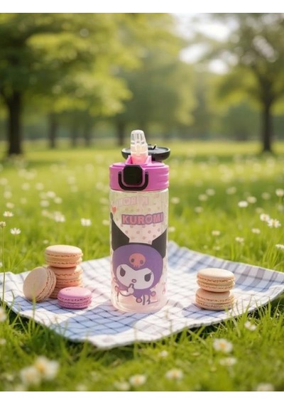 Kuromi 500 Ml Plastik Matara 3413 Çok Renkli