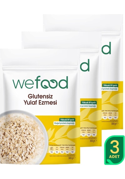 Glütensiz Yulaf Ezmesi 300 Gr 3'lü