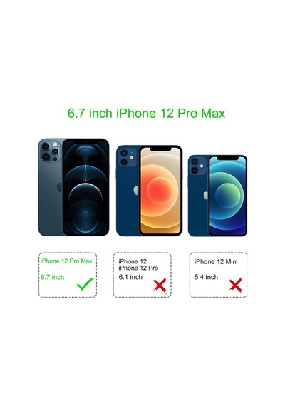 Teknomoda Apple Uyumlu iPhone 12 PRO MAX Kılıf Kamera Lens Korumalı Renkli Magsafe Şeffaf Silikon