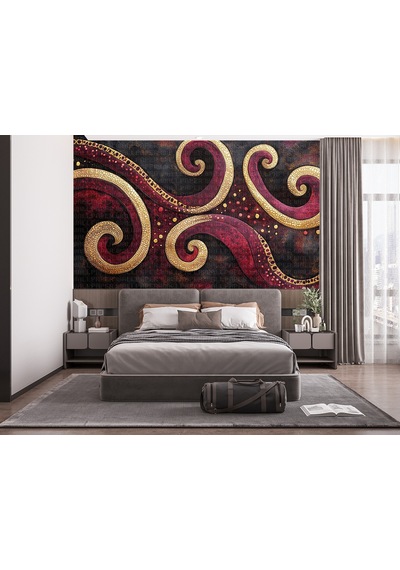 Batik Desen Poster Duvar Kağıdı Renkli