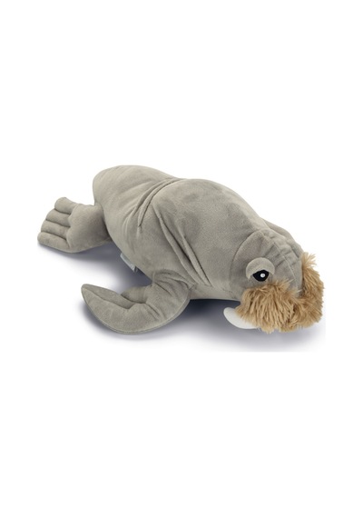 Hnrlıshp Beeztees Köpek Oyuncağı, Mors, Peluş, Gri, 34x24x19cm