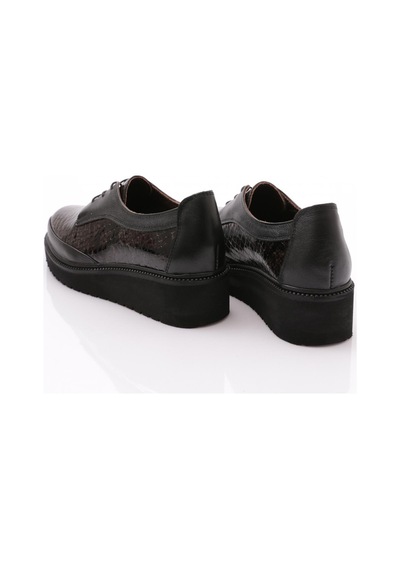 Dgn 30550 Kadin Comfort Ayakkabi 30550-692-R1712 Siyah Yılan