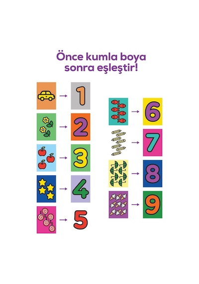 Eğitici Ve Eğlenceli Kum Boyama Seti İle Sayıları Öğreniyorum-red Castle Rcset-tup-02-tr