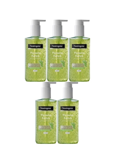 Neutrogena Visibly Clear Pore&shine Temizleme Jeli 5 x 200 ML