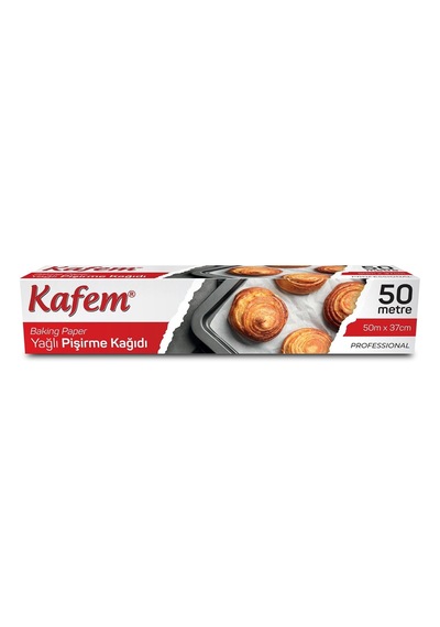 Kafem Yağlı Pişirme Kağıdı 37cm X 50m X 4 Paket Diğer