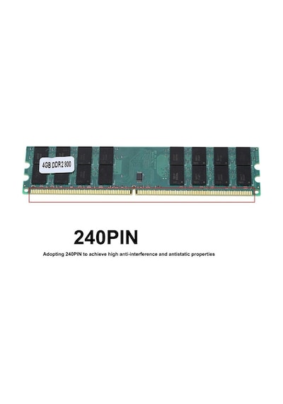 Reedark 4gb Ddr2 800mhz Masaüstü Bellek Çubuğu - 240 Pin, Yüksek Performans