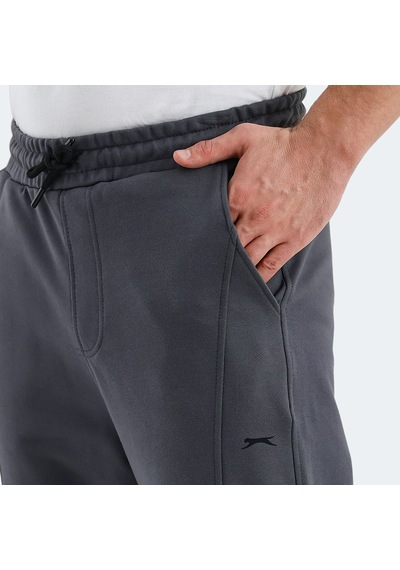 Slazenger NACIO Erkek Cepli Dar Paça Antrasit Eşofman Altı