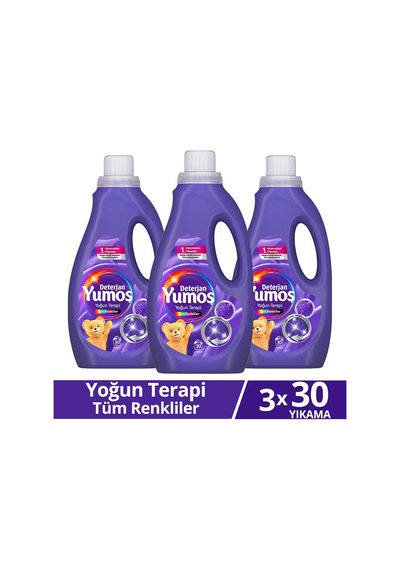 Yumoş Sıvı Deterjan 1500 Ml Tüm Renkler X3 Diğer