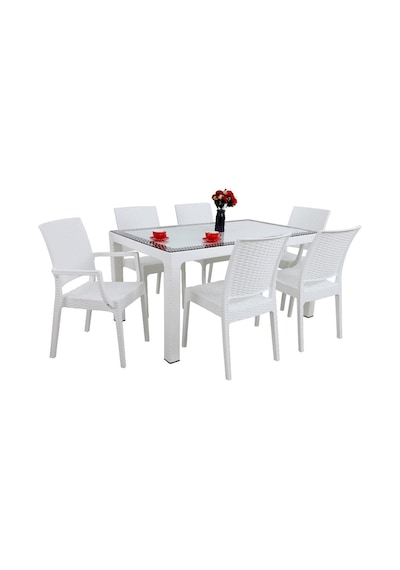 Depootoptan Mandella Elit Rattan 90 x 150 CM 2 Elit Koltuk 4 Elit Sandalye Camlı M (533390009) Depootoptan Mandella Elit Rattan 90 x 150 CM 2 Elit Koltuk 4 Elit Sandalye Camlı M (533390009)