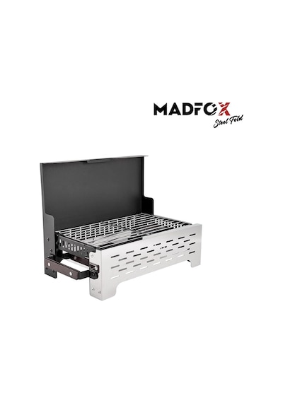 Madfox Steelfold Paslanmaz Çelik Katlanabilir Mangal Siyah