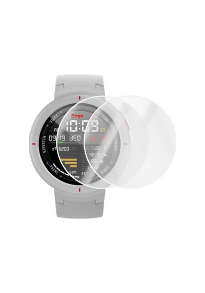 Amazfit Verge Saat Ekran Koruyucu Tam Kaplama Şeffaf Tpu Film 2 Adet