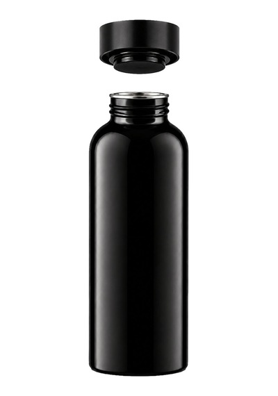 Mamawata Black Paslanmaz Çelik Matara 500 Ml Ultra Hafif Sızdırmaz Suluk Siyah