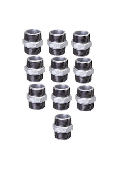 Mech Nipel Döküm Dişli 1/2 Galv. Paket 10 Lu