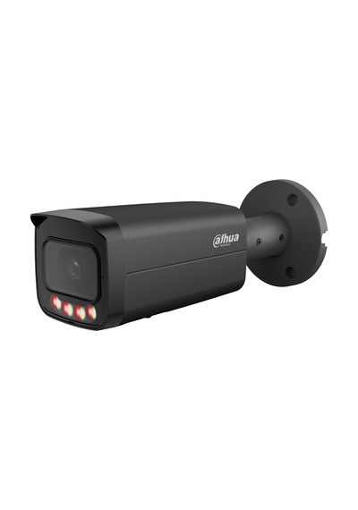 Dahua Ipc-hfw21249t-as-ıl-black 12mpix, 3,6mm Lens,sd Kart, Smart Dual Light, H265+, 30mt Gece Görüşü, Ip67, Dahili Mikrofon, Poe Bullet Ip Kamera Siyah