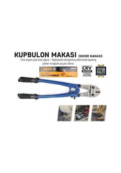 Meşem Demir Kupbulan Kesme  Makası 14x350