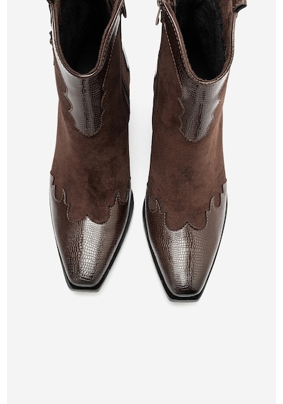 Luvishoes Luvi Shoes Loel Kahverengi Süet Kahverengi Desenli Kadın Kalın Topuklu Western Bot Kahverengi Süet Luvishoes Luvi Shoes Loel Kahverengi Süet Kahverengi Desenli Kadın Kalın Topuklu Western Bot Kahverengi Süet