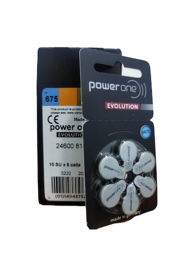 Powerone Evolutıon 675 Numara Işitme Cihazı Pili 5 Paket 30 Adet
