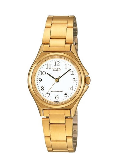 Casio Ltp-1130n-7brdf Quartz Çelik Altın Rengi Beyaz Kadran 26 Mm Kadın Kol Saati