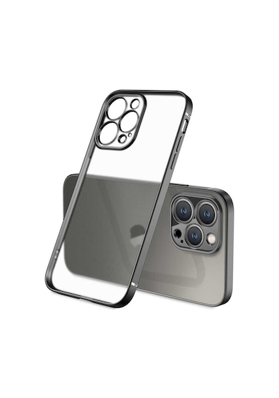 Apple Uyumlu iPhone 12 Pro Max Uyumlu Zore Mat Gbox Kılıf-siyah Siyah -
