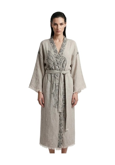 Brandsmiths Grey Elephant Kimono Sarı