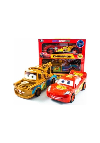 Şimşek Mcqueen Oyuncak Arabaları Tow Mater ve Cars Şimşek Araba
