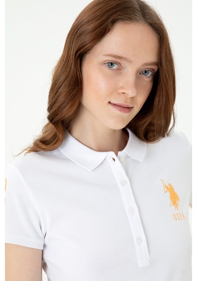 U.s. Polo Assn. Kadın Beyaz Elbise Örme 50262697-vr013 Beyaz