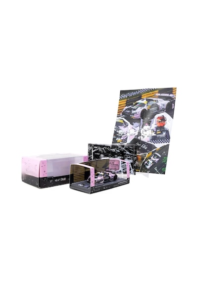 Mey İthalat 1/64 Model Araç R8 Lms Gt3 Evo Iı Macau Gt Cup - Fıa Gt World Cup 2024 10 With Tarmac Cards Combo Set