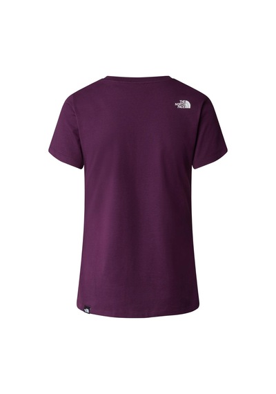 The North Face W S/s Sımple Dome Slım Tee Kadın T-shirt Nf0a87nhv6v1 Mor