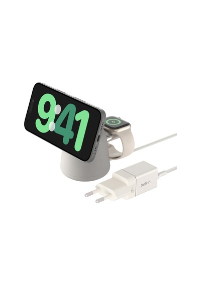 Boostcharge Pro 2'si 1 Arada Kablosuz Şarj İstasyonu