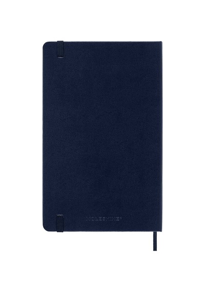 Moleskine 12 Ay Günlük Ajanda L Boy 13x21 Cm Sert Kapak Safir Mavi Safir Mavisi