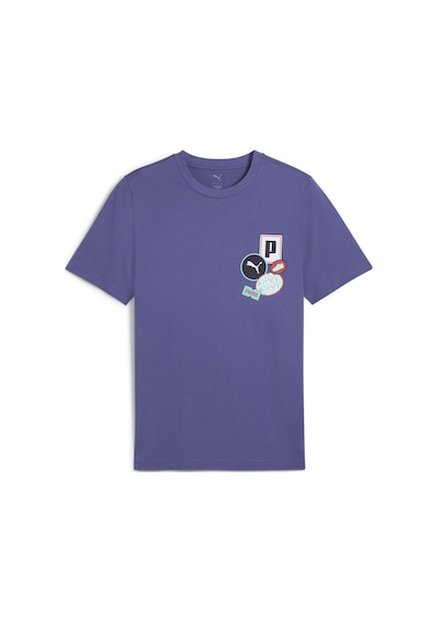 Puma Graphıcs Icon Tee Erkek Tişört Mavi