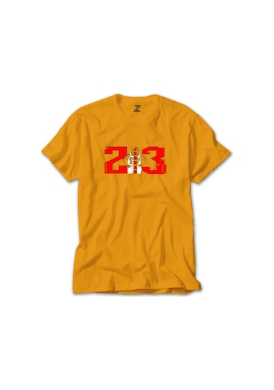 Zepplin Giyim 23 Sarı Tişört Sarı