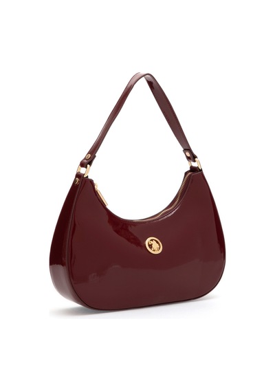 U.S. Polo Assn. Kadın Bordo Rugan Kol Çantası 50317815-VR014