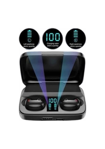 Kablosuz - 785 - Dijital Göstergeli Çağrı Cevaplayabilen Tws 5.0 - Spt-gld - Bluetooth Kulaklık