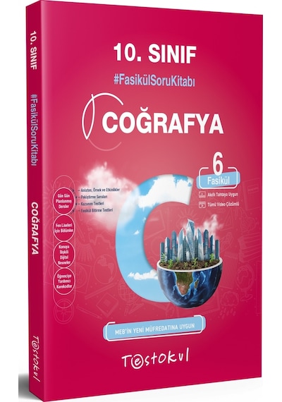Test Okul 10. Sınıf Coğrafya Fasikül Soru Kitabı Bankası 2023