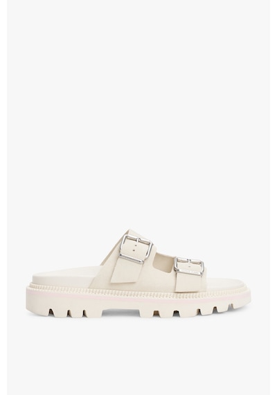 Kadın Double Strap Sandal Suede Terlik En0en02797acg Bej