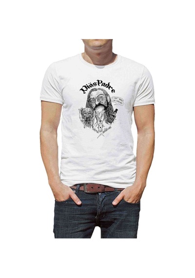 Motorhead Diöspadre Baskılı Beyaz Erkek Tshirt